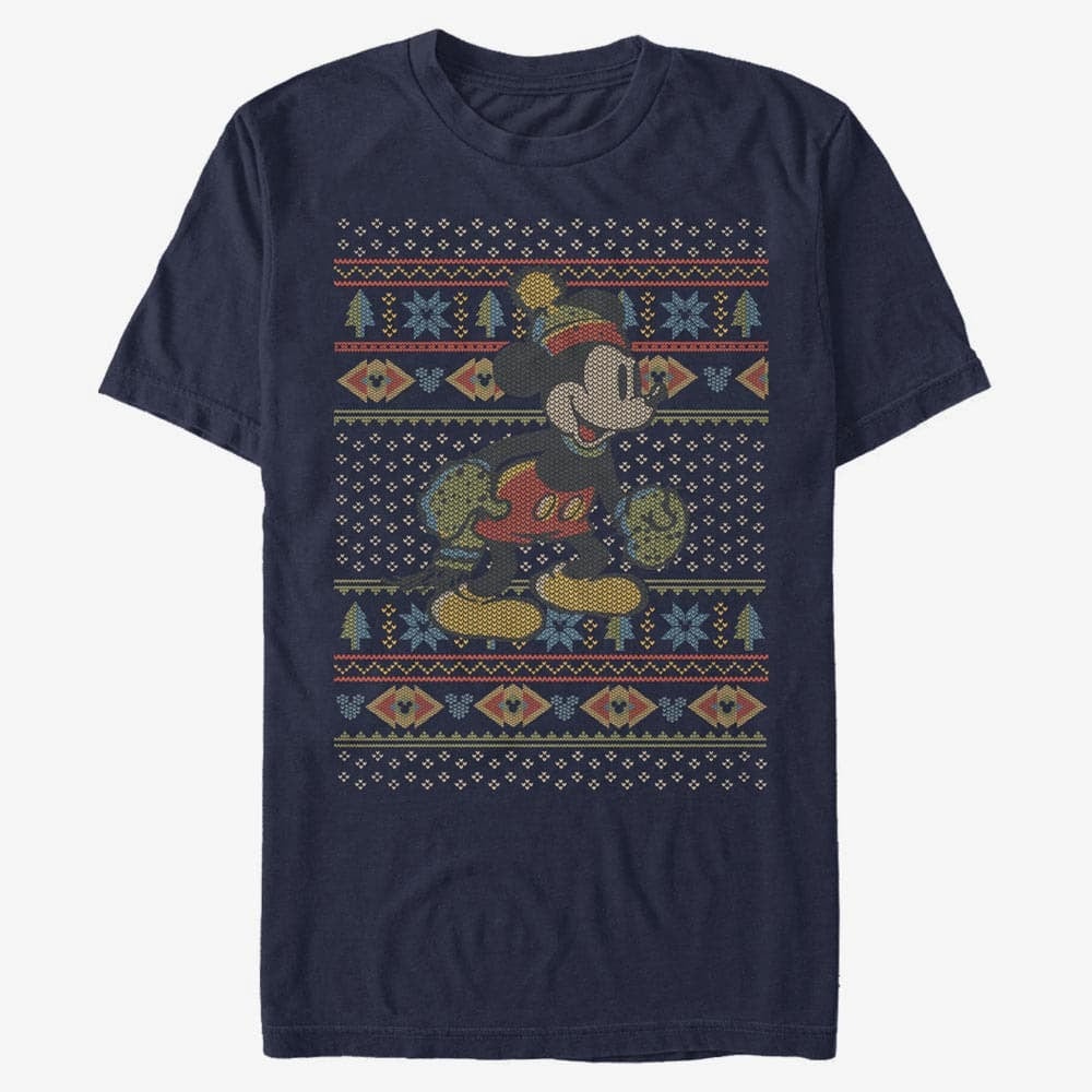 T-shirts Merch Disney Mickey Classic - Vtg Mickey Sweater Unisex T-Shirt Navy Blue