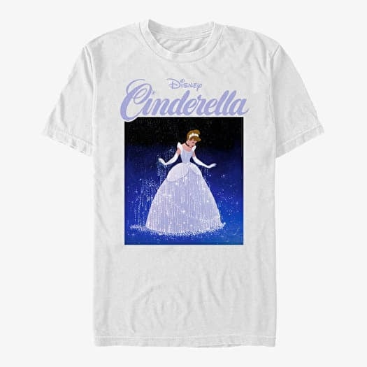 Tričko Merch Disney Cinderella - Square Cindy Unisex T-Shirt White