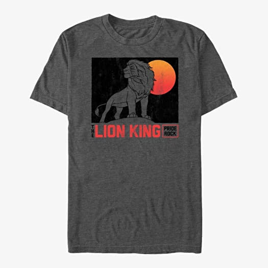 Camiseta Merch Disney The Lion King - Rock Star Gradient Unisex T-Shirt Dark Heather Grey