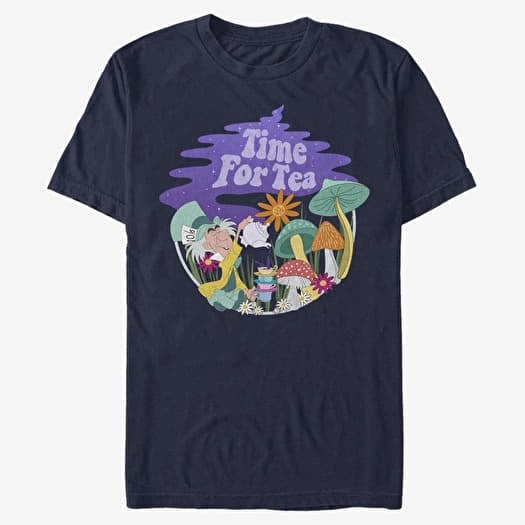 Μπλουζάκι Merch Disney Alice in Wonderland - Tea Time Filled Unisex T-Shirt Navy Blue