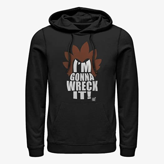 Sweatshirt Merch Disney Wreck-It Ralph 2 - Wreck Hair Unisex Hoodie Black