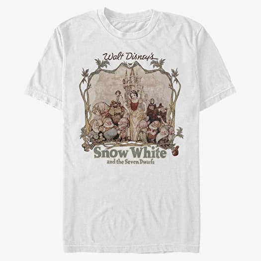 T-shirt Merch Disney Snow White - Snow White and Friends Unisex T-Shirt White