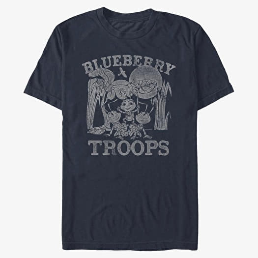 T-shirt Merch Disney A Bug's Life - Blueberry Troops Unisex T-Shirt Navy Blue
