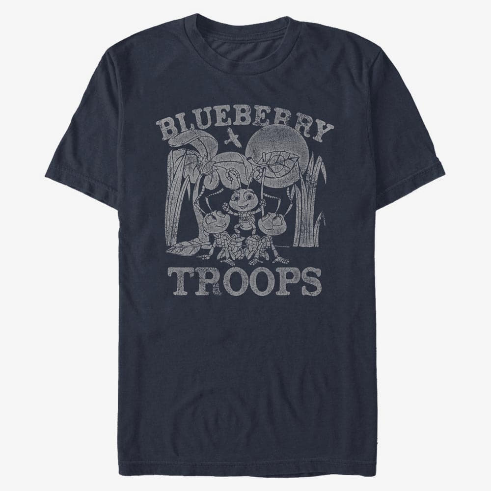 T-shirts Merch Disney A Bug's Life - Blueberry Troops Unisex T-Shirt Navy Blue