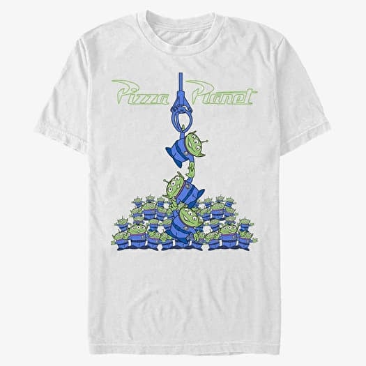 T-shirt Merch Disney Toy Story 1-3 - Alien Planet Unisex T-Shirt White