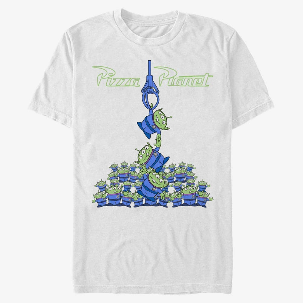 T-särgid Merch Disney Toy Story 1-3 - Alien Planet Unisex T-Shirt White