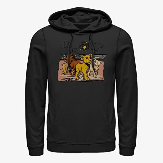 Mikina Merch Disney The Lion King: Live Action - Hakuna Group Unisex Hoodie Black