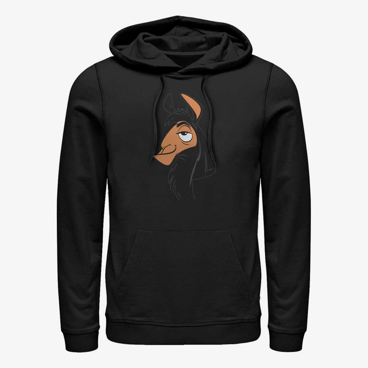 Суичърти Merch Disney Emperor's New Groove - Kuzco Big Face Unisex Hoodie Black