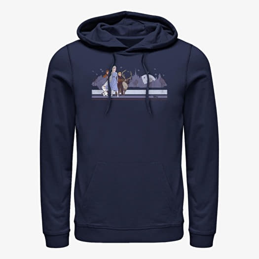 Mikina Merch Disney Frozen 2 - F2 Group Unisex Hoodie Navy Blue
