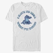 Merch Disney Lilo & Stitch - No Idea Unisex T-Shirt White