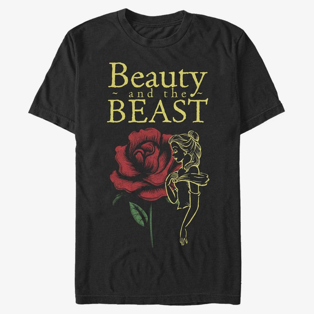 Magliette Merch Disney Beauty & The Beast - BEAUTY AND THE BEAST Unisex T-Shirt Black