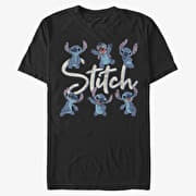 Merch Disney Lilo & Stitch - STITCH POSES Unisex T-Shirt Black