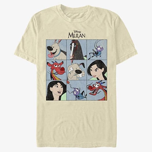 T-skjorte Merch Disney Mulan - Fave Characters Unisex T-Shirt Natural