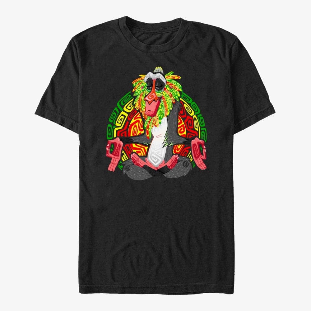 Pólók Merch Disney The Lion King - FREAKY RAFIKI Unisex T-Shirt Black