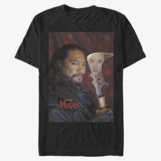 T-shirt Merch Disney Mulan - Bori Khan Unisex T-Shirt Black