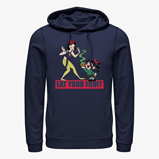 Sweatshirt Merch Disney Wreck-It Ralph 2 - Apple a Day Unisex Hoodie Navy Blue