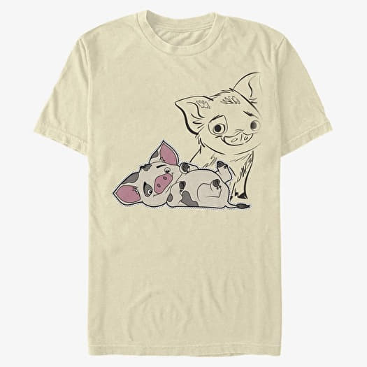 T-shirt Merch Disney Moana - Pua Overlayed Unisex T-Shirt Natural