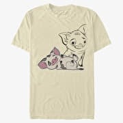 Merch Disney Moana - Pua Overlayed Unisex T-Shirt Natural