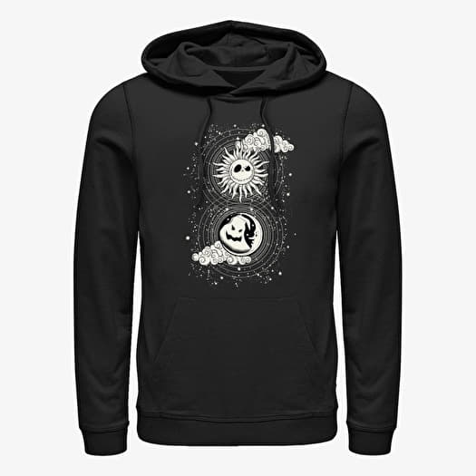 Sweatshirt Merch Disney Nightmare Before Christmas - JACK OOGIE CELESTIAL CLOUDS Unisex Hoodie Black
