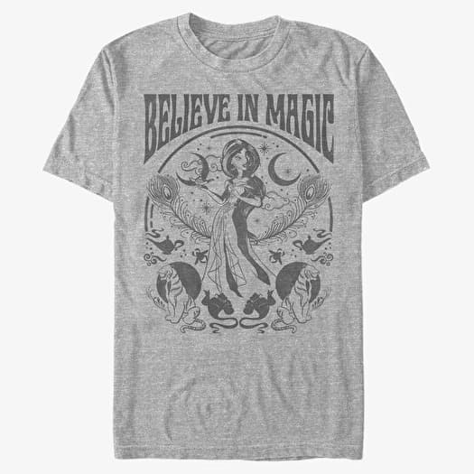 T-shirt Merch Disney Aladdin - JASMINE CELESTIAL Unisex T-Shirt Heather Grey