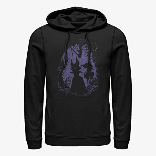 Sweatshirt Merch Disney Sleeping Beauty - Bone Heart Unisex Hoodie Black