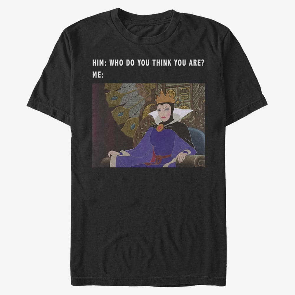 T-Shirts Merch Disney Sleeping Beauty - Evil Queen Meme Unisex T-Shirt Black