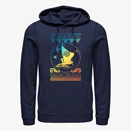 Sweatshirt Merch Disney Moana - By Starlight Unisex Hoodie Navy Blue