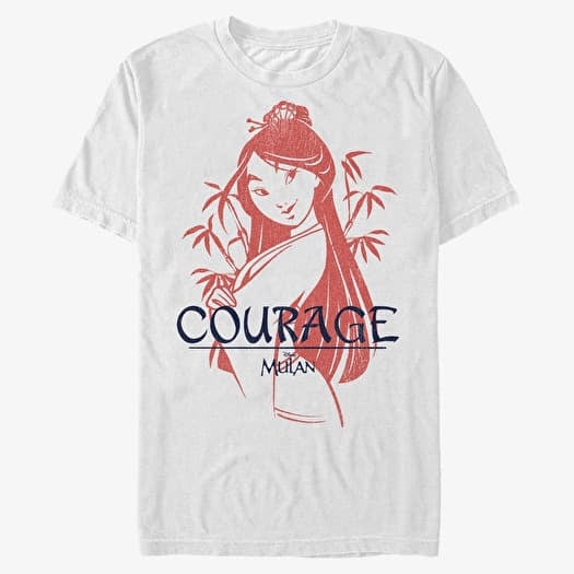 T-shirt Merch Disney Mulan - Mulan Warrior Unisex T-Shirt White