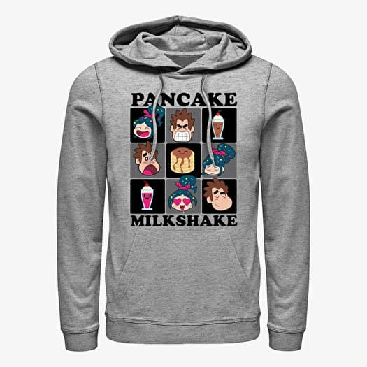 Mikina Merch Disney Wreck-It Ralph 2 - Milkshake Squared Unisex Hoodie Heather Grey