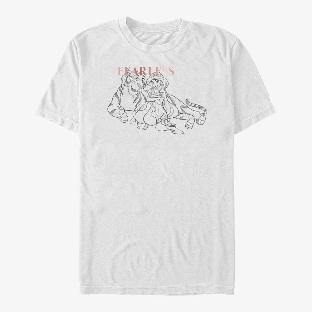 T-shirts Merch Disney Aladdin - Fearless Unisex T-Shirt White