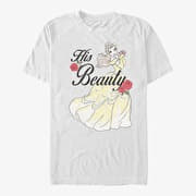Merch Disney Beauty & The Beast - His Beauty Unisex T-Shirt White