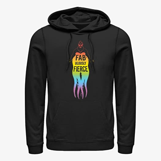 Sweatshirt Merch Disney Villains - Ursula Knockout Unisex Hoodie Black