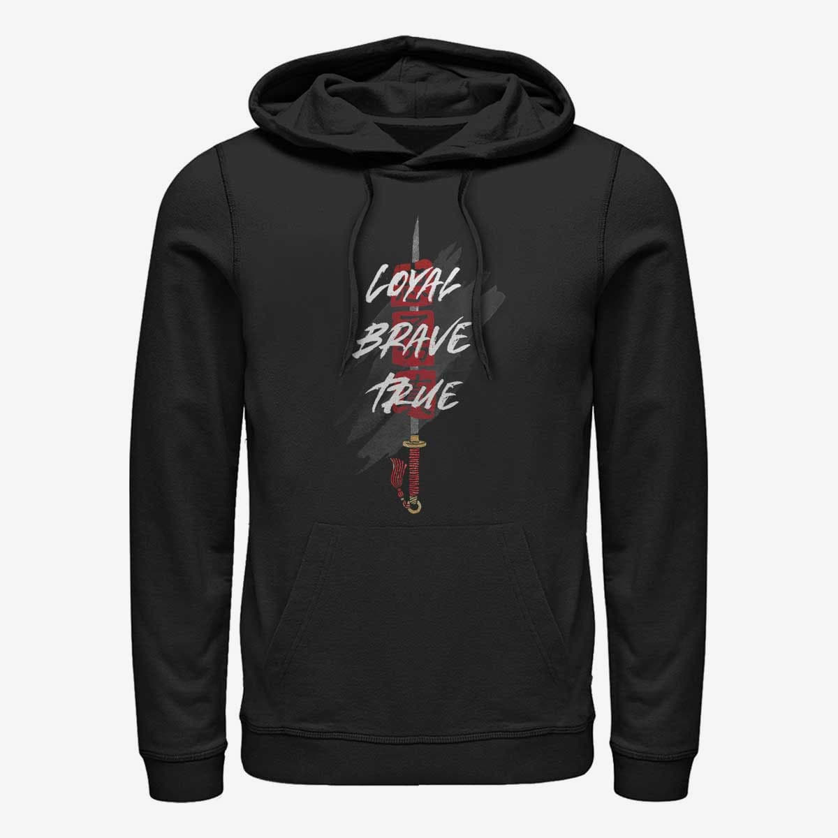 Sweatshirts Merch Disney Mulan: Live Action - Sword Insignia Unisex Hoodie Black