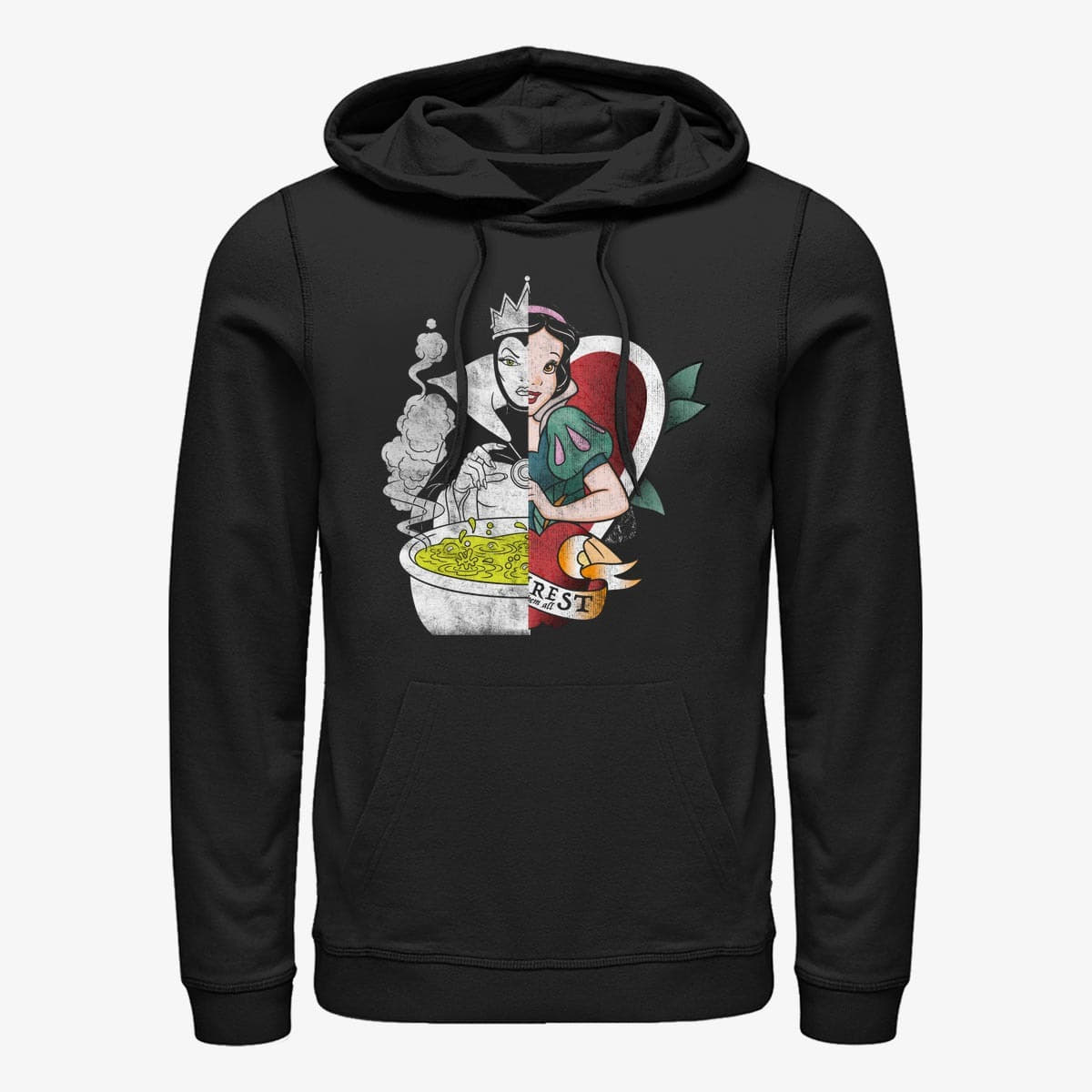 Felpe Merch Disney Snow White - Snow Split Unisex Hoodie Black