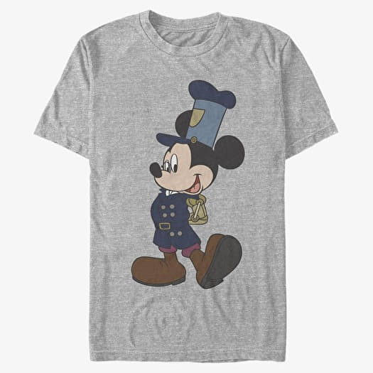 T-shirt Merch Disney Classic Mickey - Mickey Steampunk Unisex T-Shirt Heather Grey