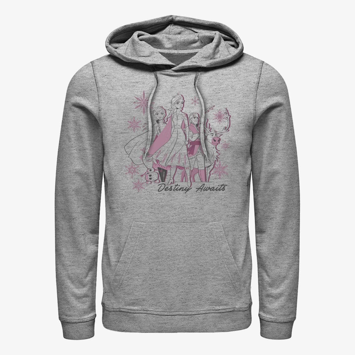 Pulóverek Merch Disney Frozen 2 - Destiny Awaits Unisex Hoodie Heather Grey