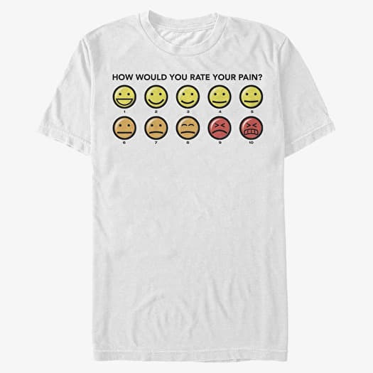 T-shirt Merch Disney Big Hero 6 Movie - Pain Rating Unisex T-Shirt White