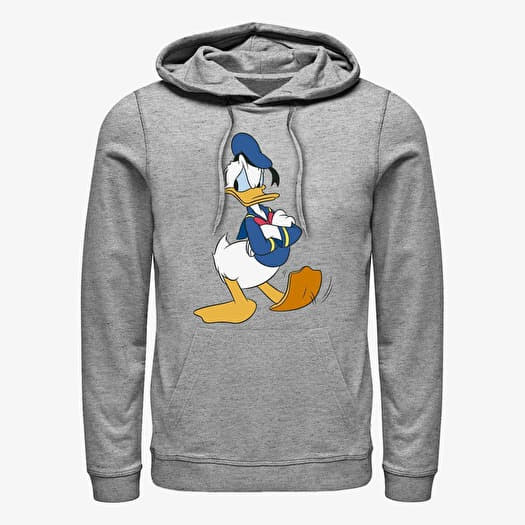 Hoodies and sweatshirts Merch Disney Classic Mickey Traditional Donald Unisex Hoodie Heather Grey Queens