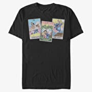 Merch Disney Lilo & Stitch - LILO STITCH TAROT Unisex T-Shirt Black