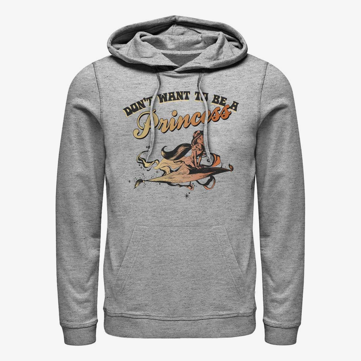 Kapucnis pulóverek és pulcsik Merch Disney Aladdin - JASMINE FLY Unisex Hoodie Heather Grey
