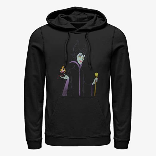 Sweatshirt Merch Disney Sleeping Beauty - Minimal Maleficent Unisex Hoodie Black