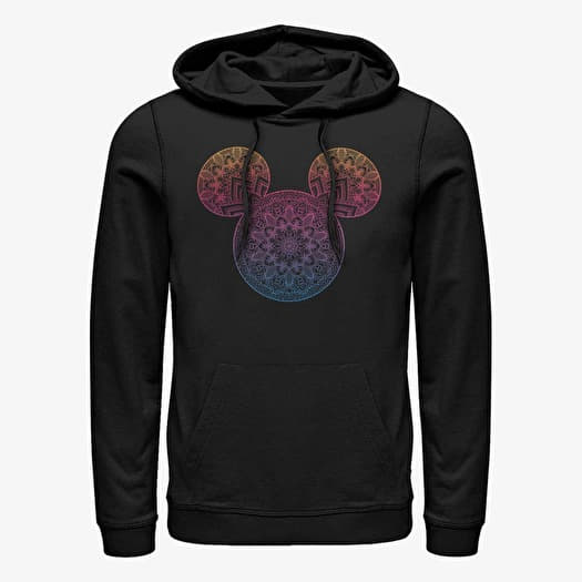Sweatshirts Merch Disney Classic Mickey Mickey Mandala Fill Unisex Hoodie Black Queens