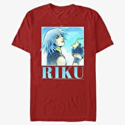 Merch Disney Kingdom Hearts - Riku Heart Throb Unisex T-Shirt Red