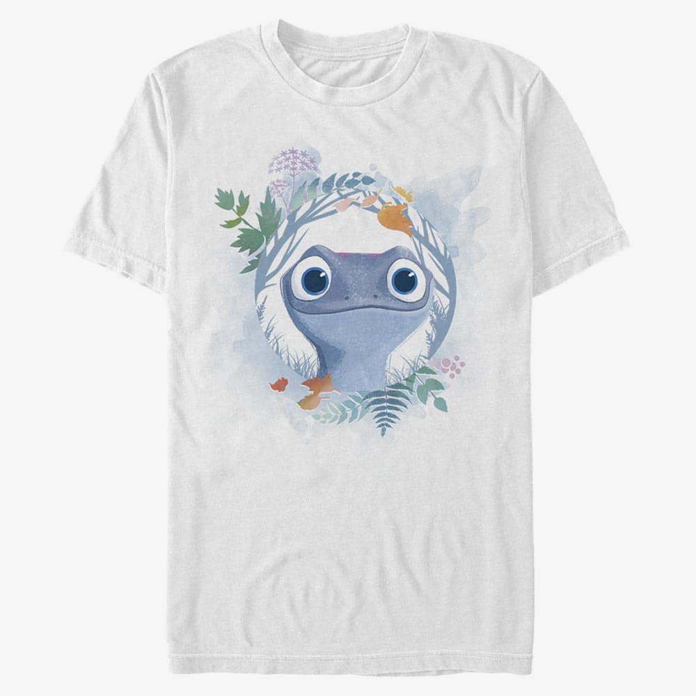 majice kratkih rukava Merch Disney Frozen Two - Watercolor Salamander Unisex T-Shirt White