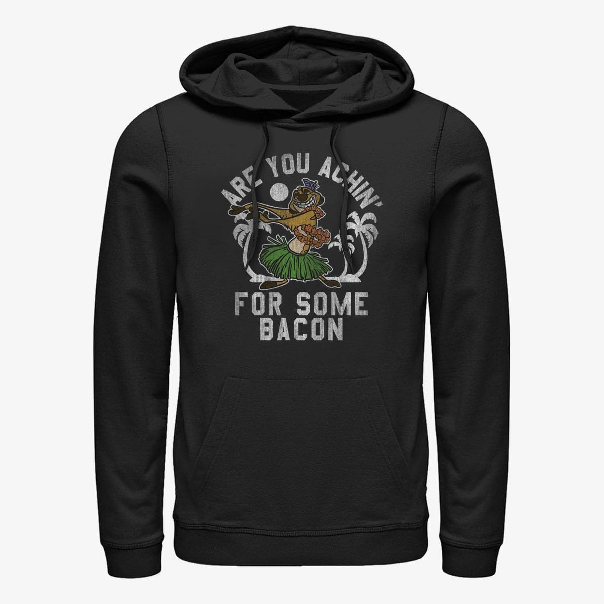 Hanorace Merch Disney Lion King - Bacon Achin Unisex Hoodie Black