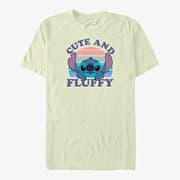 Merch Disney Lilo & Stitch - Cute and Fluffy Unisex T-Shirt Natural