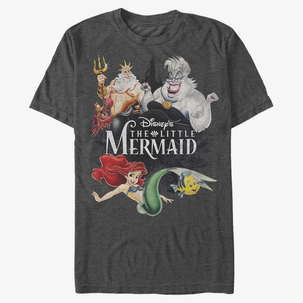 Merch Disney The Little Mermaid Watercolor Mermaid Unisex TShirt