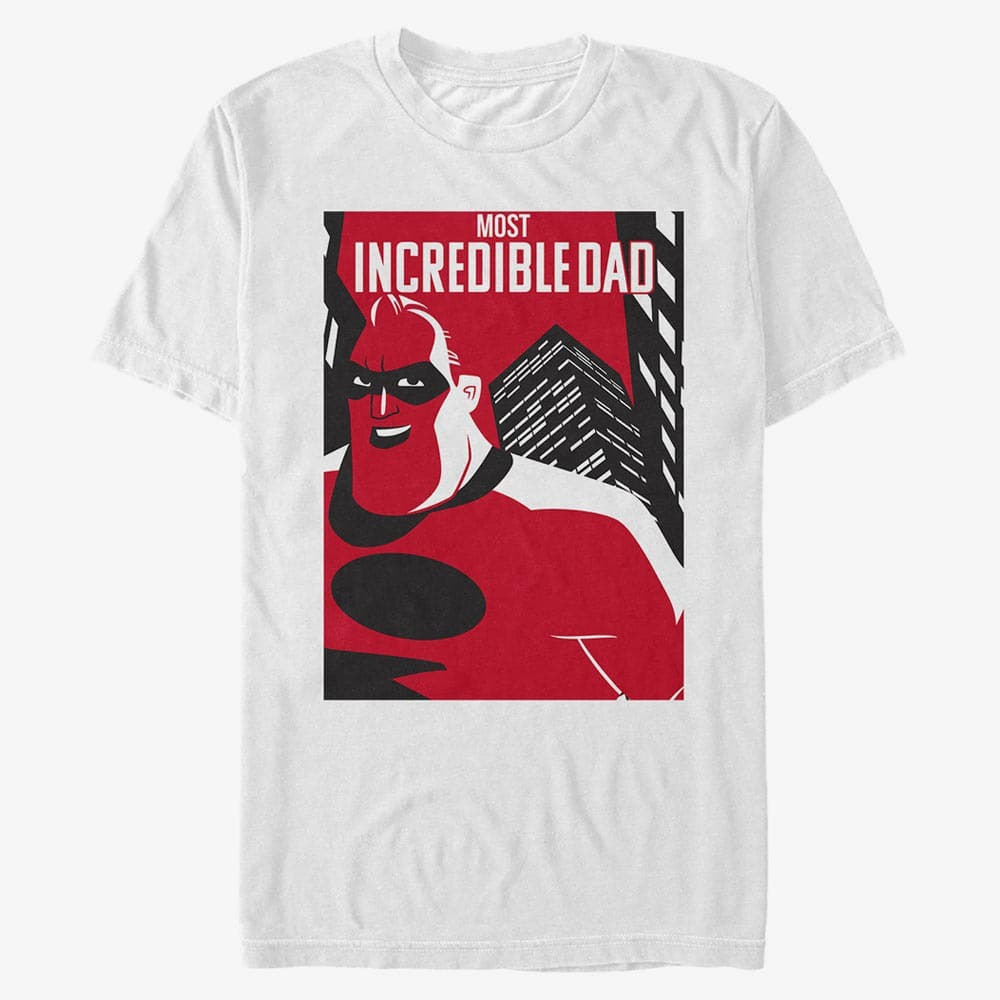 T-shirts Merch Disney Incredibles 2 - Dad Poster Unisex T-Shirt White