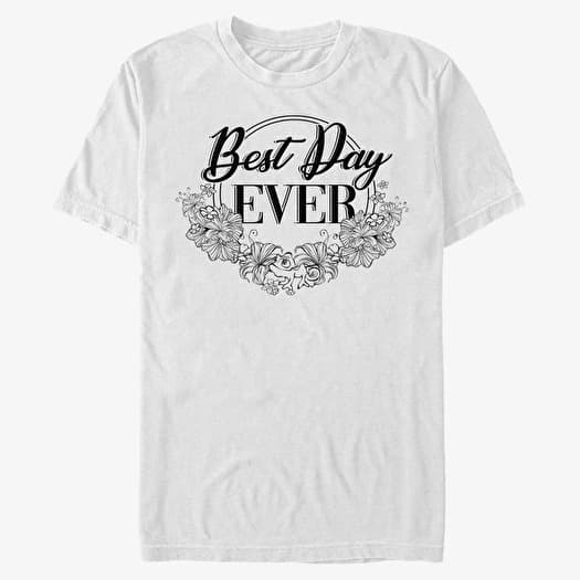 Tričko Merch Disney Tangled - Best Day Ever Unisex T-Shirt White