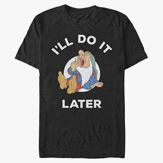 T-shirt Merch Disney Snow White - Do It Later Unisex T-Shirt Black